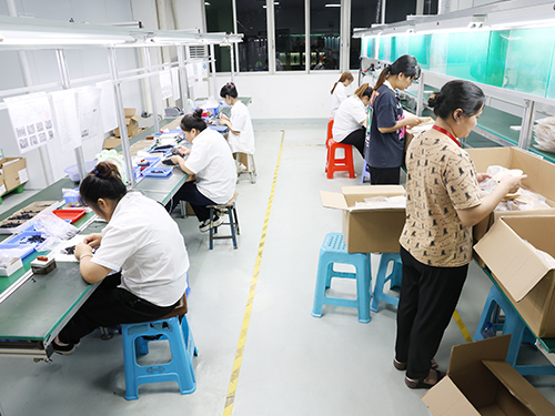 硅膠成品件組裝區